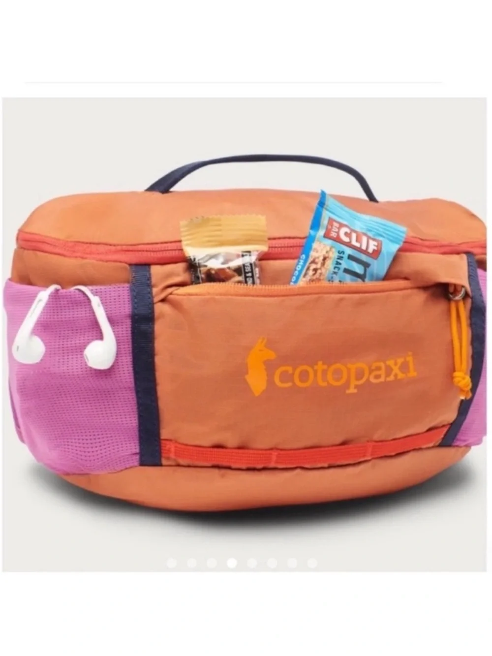 Cotopaxi Lagos 5L Hiking Hydration Hip Pack Orange Purple NWT Ventilated - Picture 7 of 10